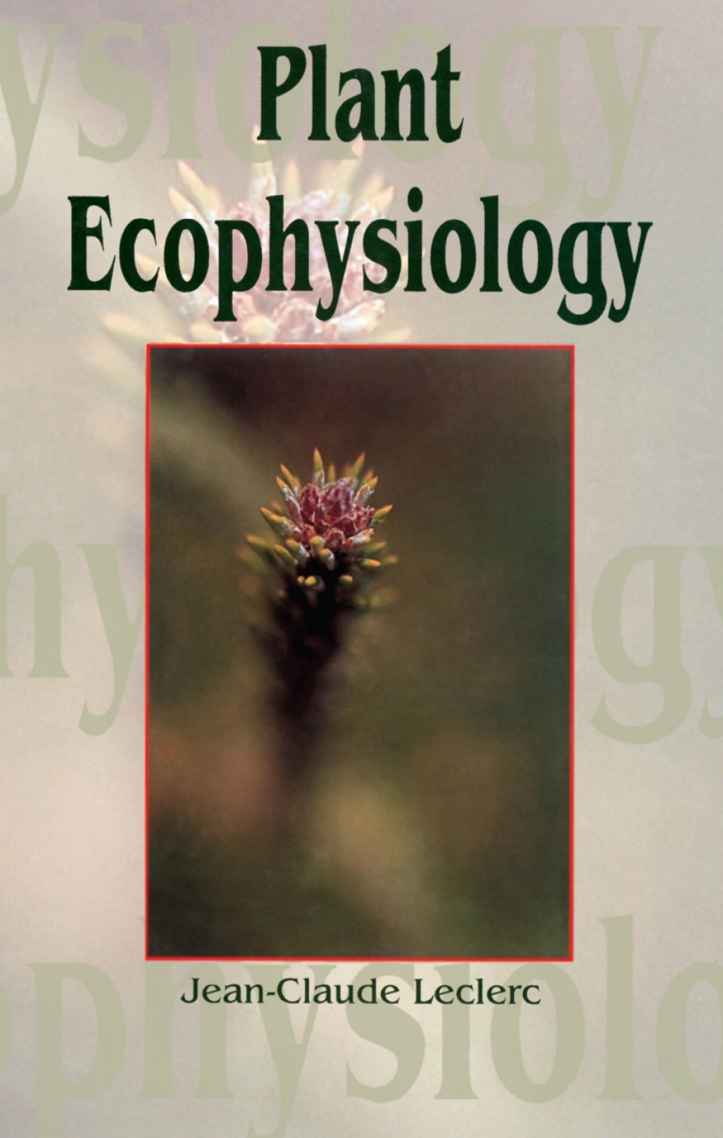 Plant Ecophysiology 1st Edition â€“ PDF/EPUB Version Downloadable