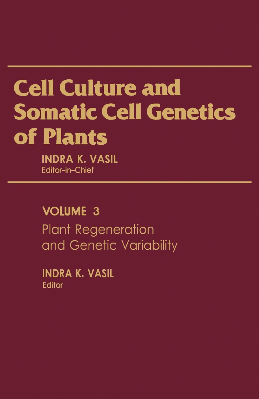 Plant Regeneration and Genetic Variability 1st Edition â€“ PDF/EPUB Version Downloadable