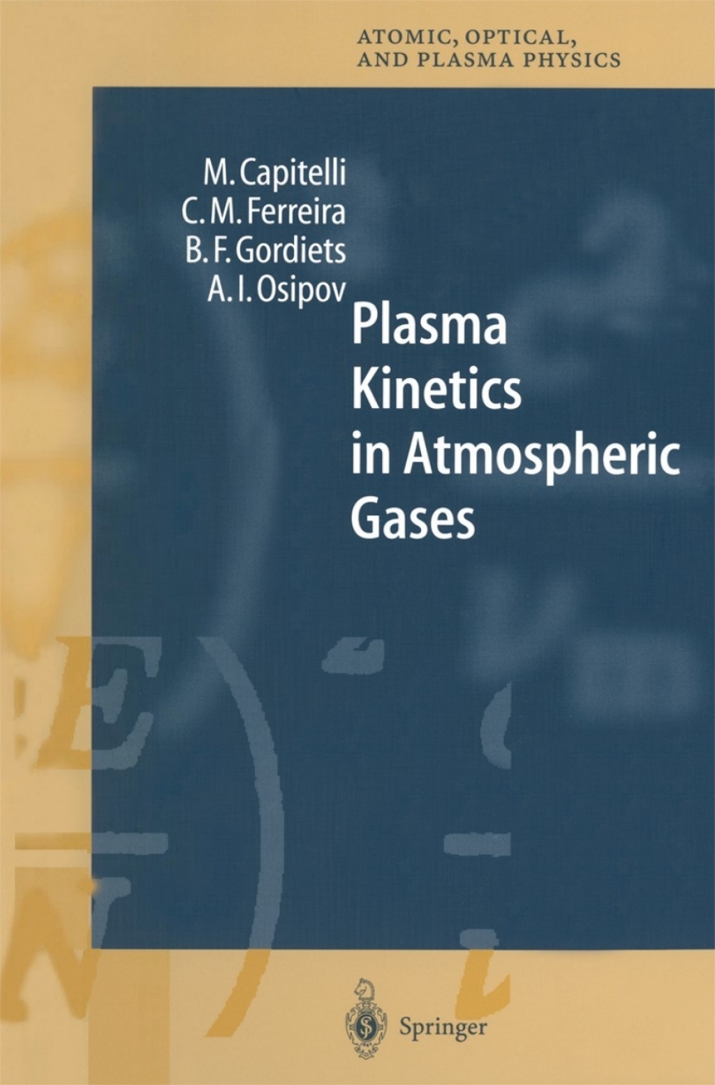 Plasma Kinetics in Atmospheric Gases  â€“ PDF/EPUB Version Downloadable