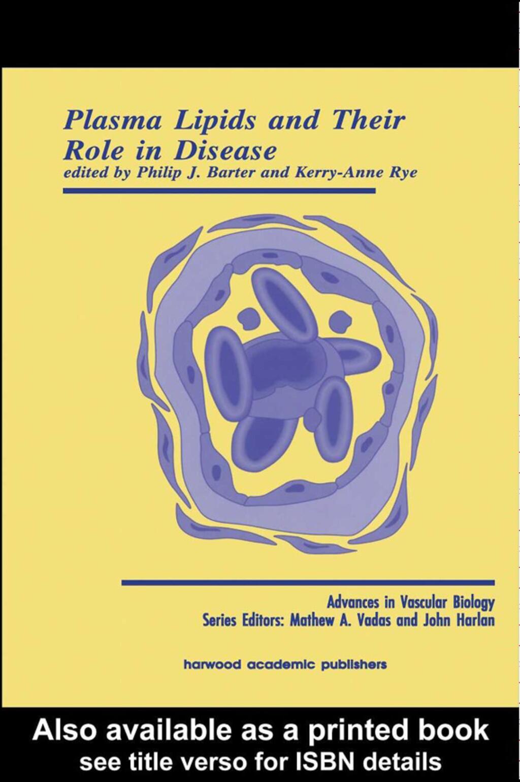 Plasma Lipids and Their Role in Disease 1st Edition â€“ PDF/EPUB Version Downloadable