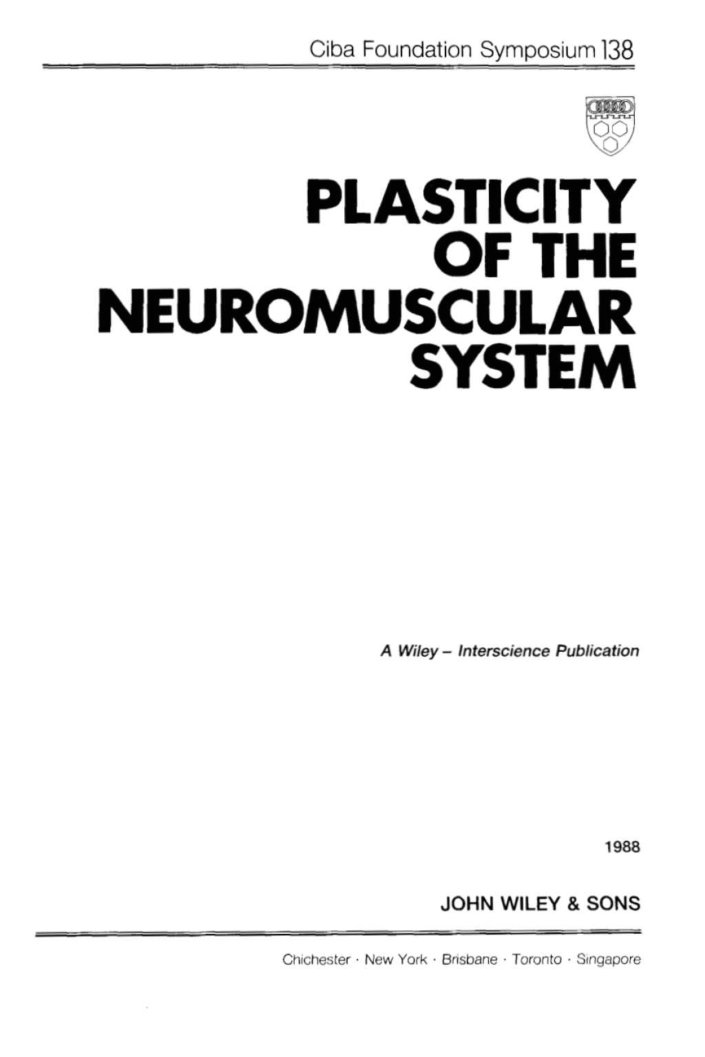 Plasticity of the Neuromuscular System 1st Edition â€“ PDF/EPUB Version Downloadable