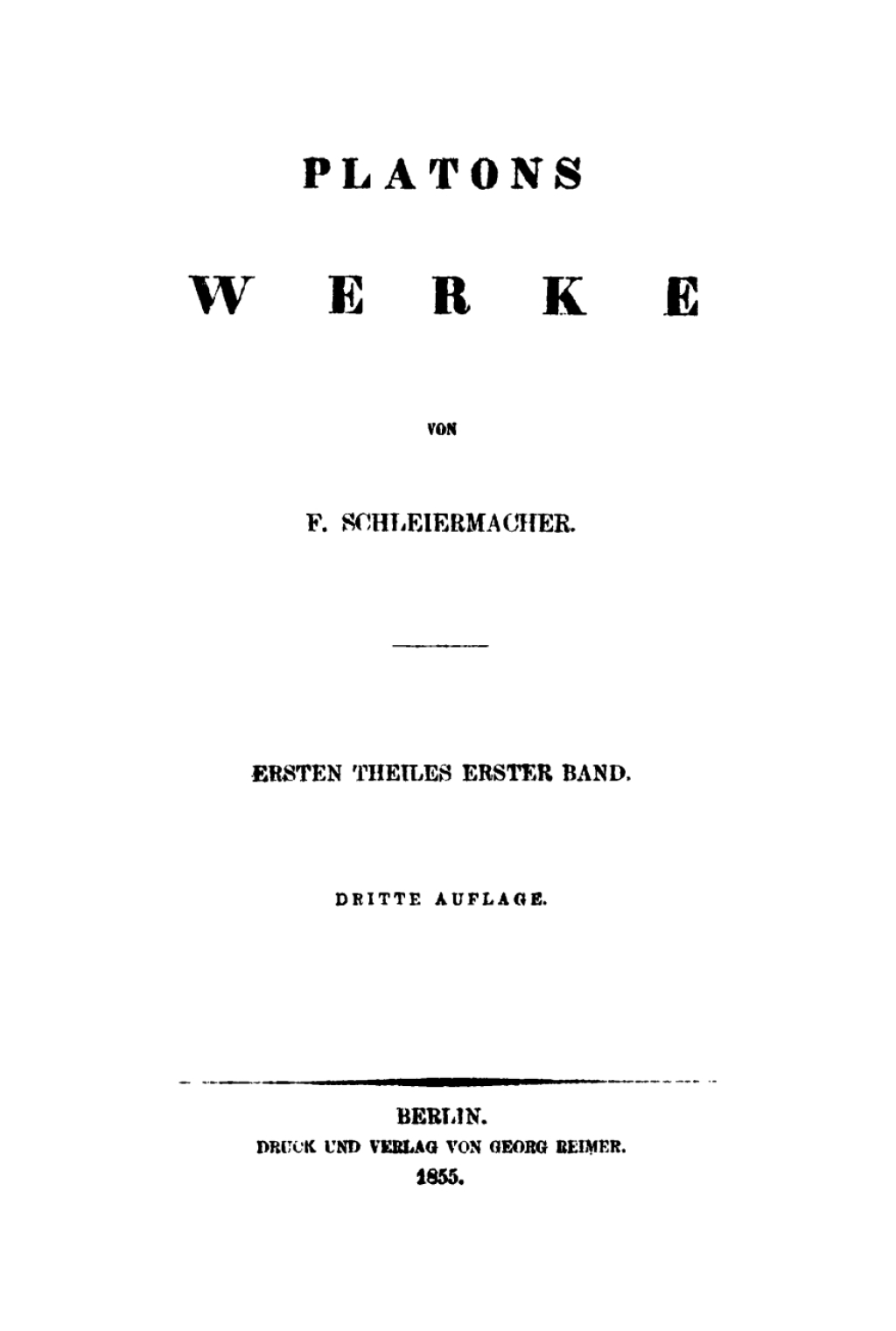 Plato: Platons Werke. Teil 1, Band 1 3rd Edition â€“ PDF/EPUB Version Downloadable