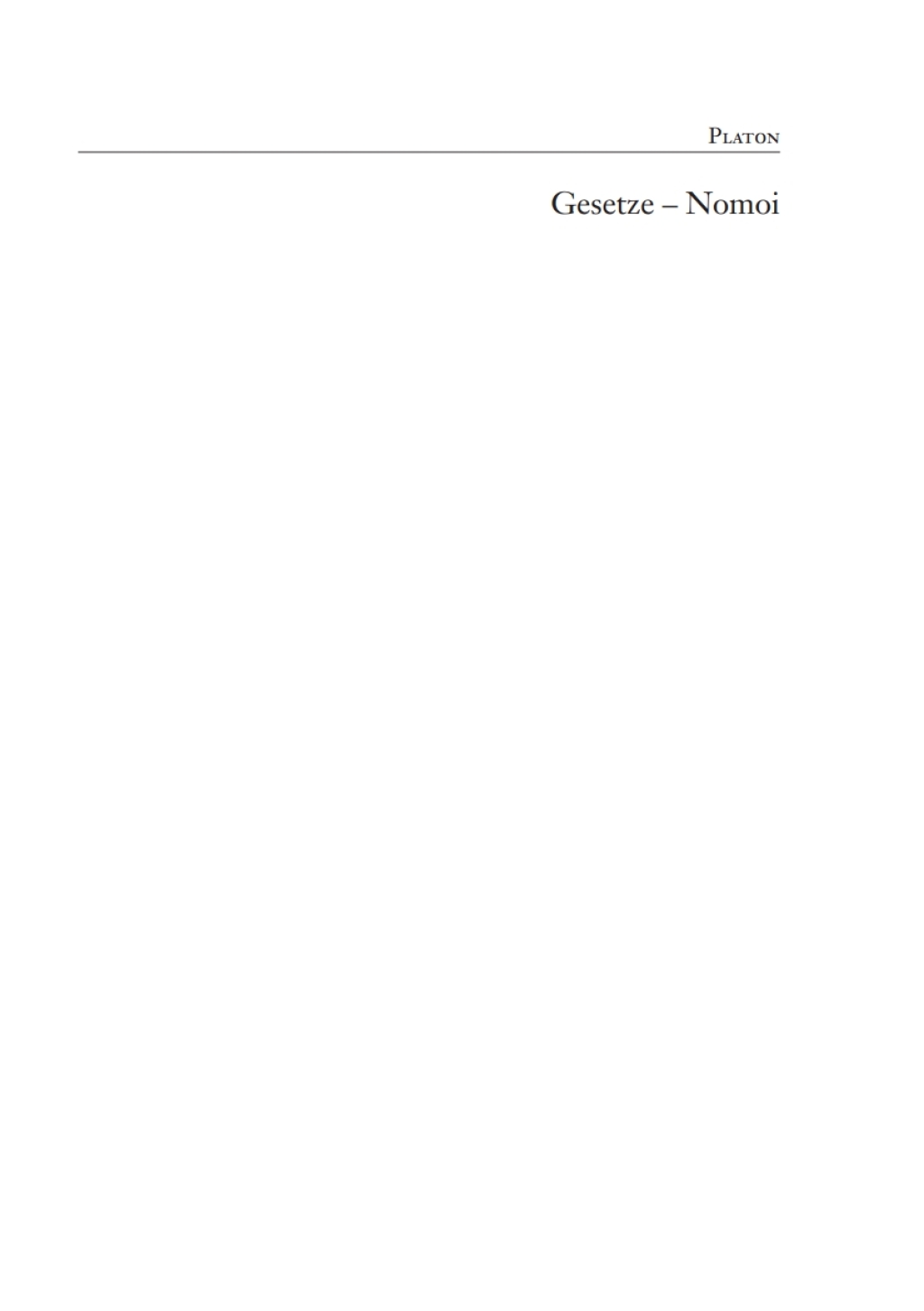 Platon: Gesetze/Nomoi 1st Edition â€“ PDF/EPUB Version Downloadable