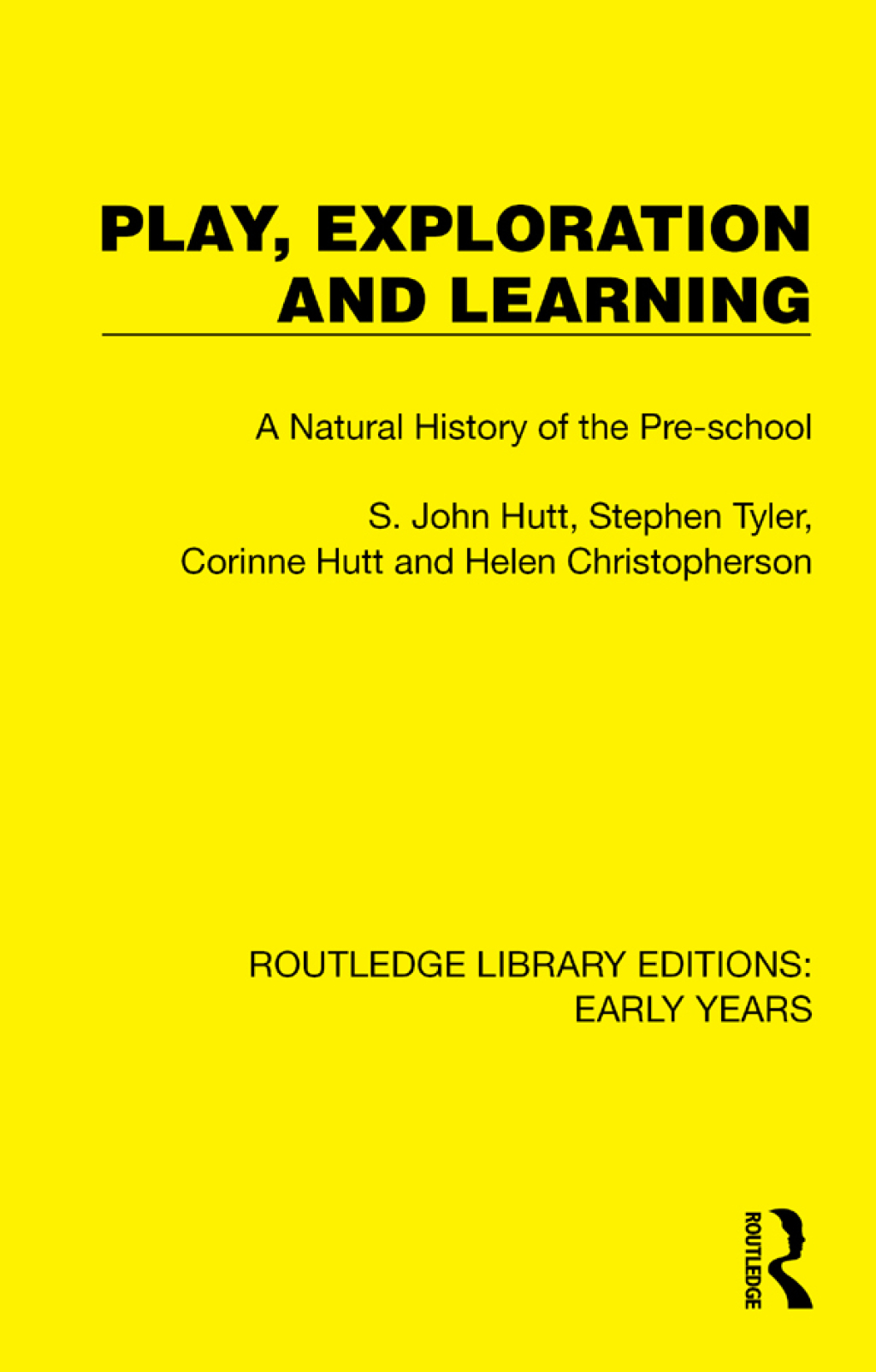 Play, Exploration and Learning A Natural History of the Pre-school 1st Edition â€“ PDF/EPUB Version Downloadable