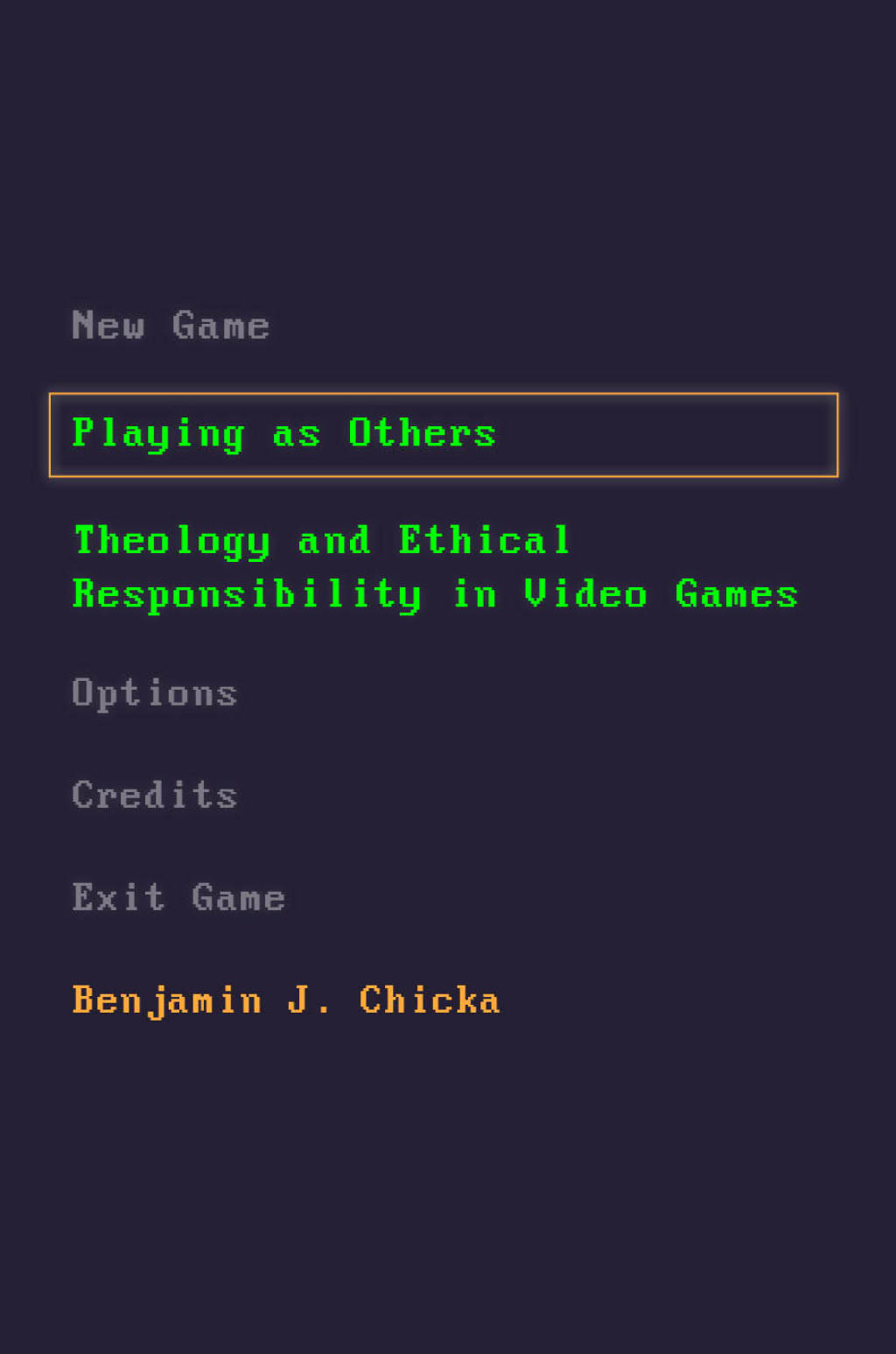 Playing as Others Theology and Ethical Responsibility in Video Games  â€“ PDF/EPUB Version Downloadable