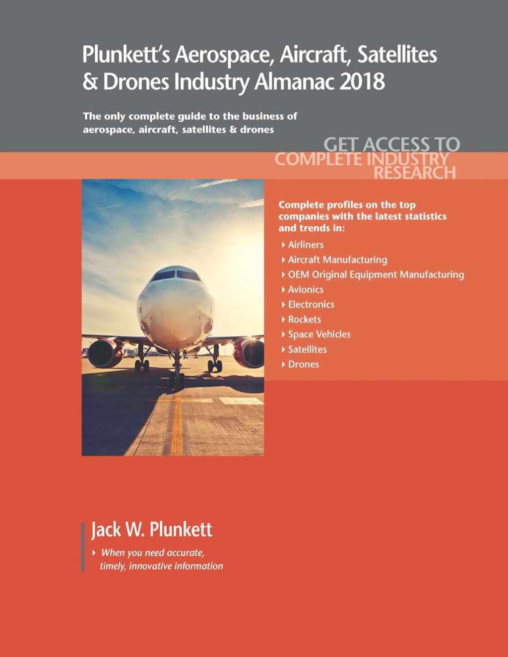 Plunkett's Aerospace Industry Almanac 2018  â€“ PDF/EPUB Version Downloadable