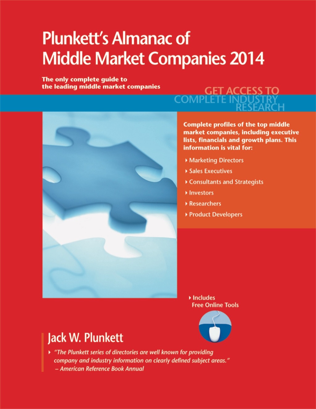 Plunkett's Almanac of Middle Market Companies 2014  â€“ PDF/EPUB Version Downloadable
