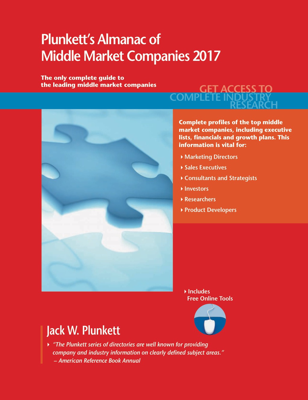 Plunkett's Almanac of Middle Market Companies 2017  â€“ PDF/EPUB Version Downloadable