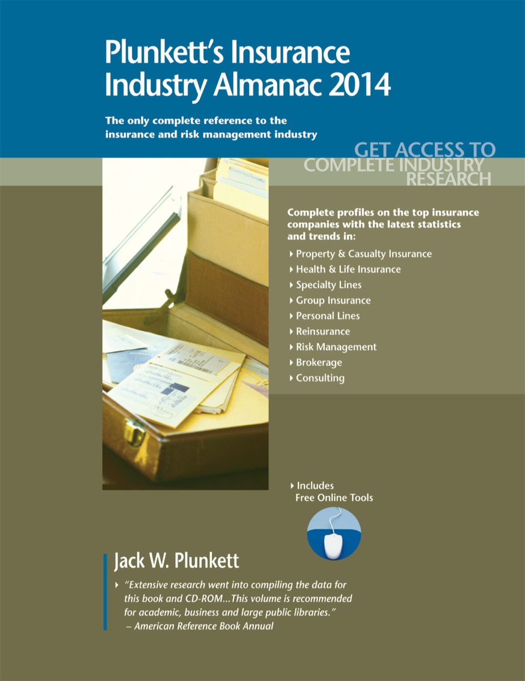 Plunkett's Insurance Industry Almanac 2014  â€“ PDF/EPUB Version Downloadable