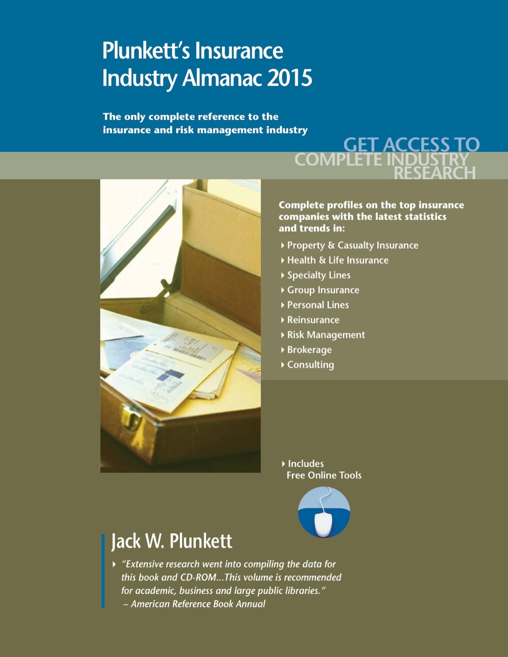 Plunkett's Insurance Industry Almanac 2015  â€“ PDF/EPUB Version Downloadable