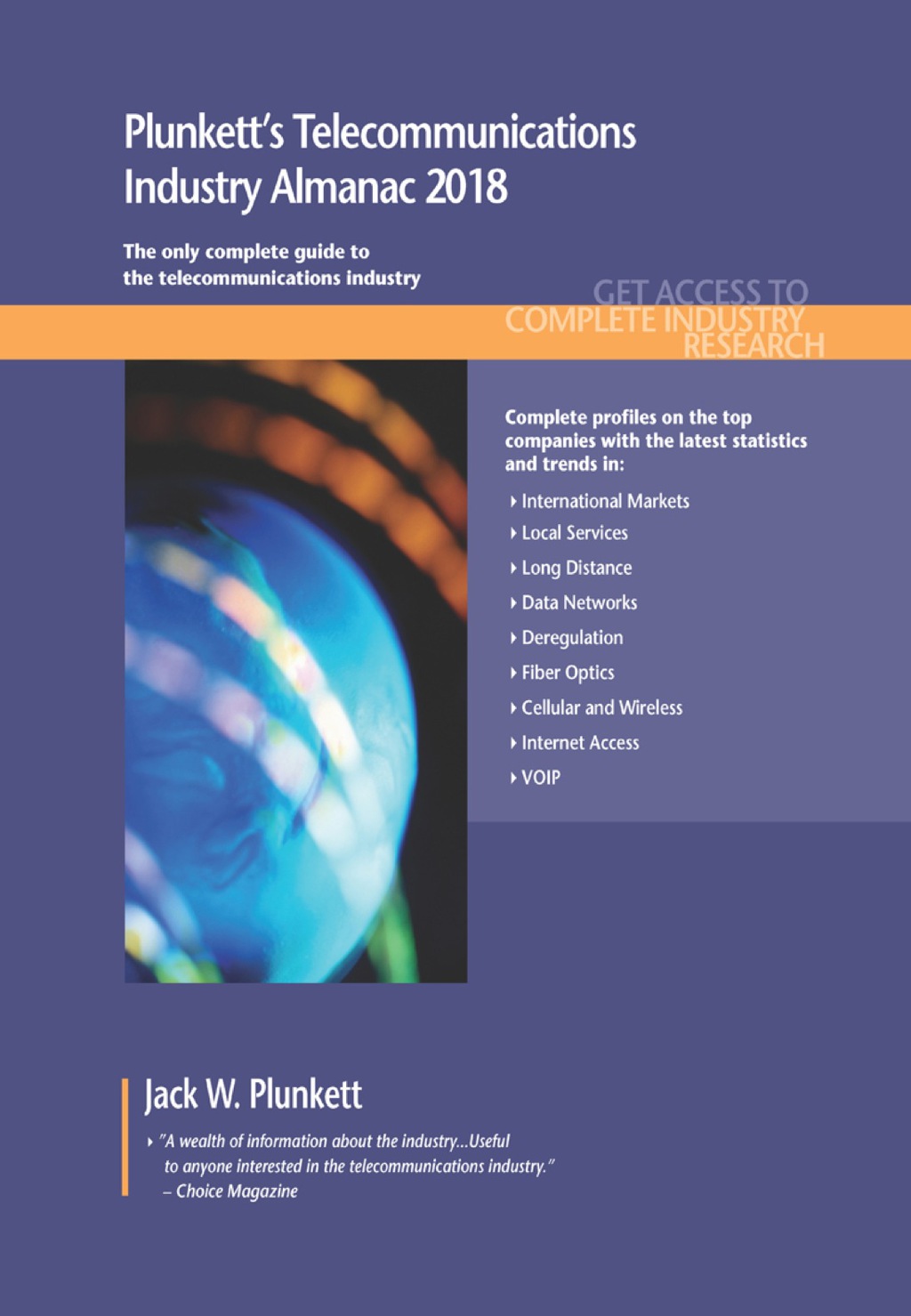 Plunkett's Telecommunications Industry Almanac 2018  â€“ PDF/EPUB Version Downloadable