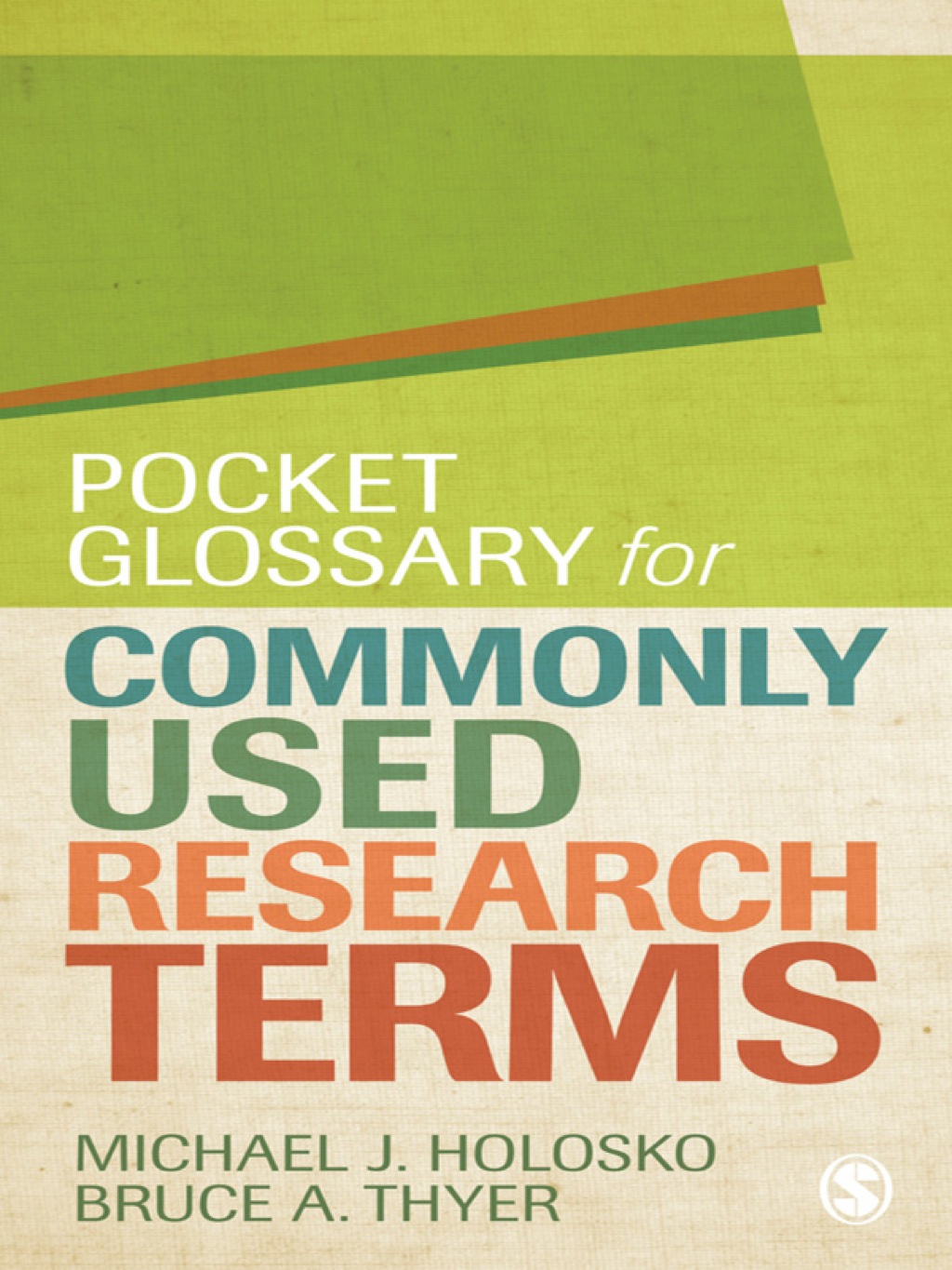 Pocket Glossary for Commonly Used Research Terms 1st Edition â€“ PDF/EPUB Version Downloadable