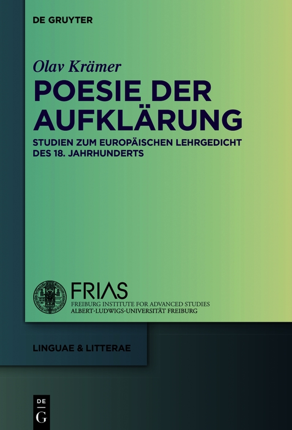 Poesie der AufklÃ¤rung Studien zum europÃ¤ischen Lehrgedicht des 18. Jahrhunderts 1st Edition â€“ PDF/EPUB Version Downloadable