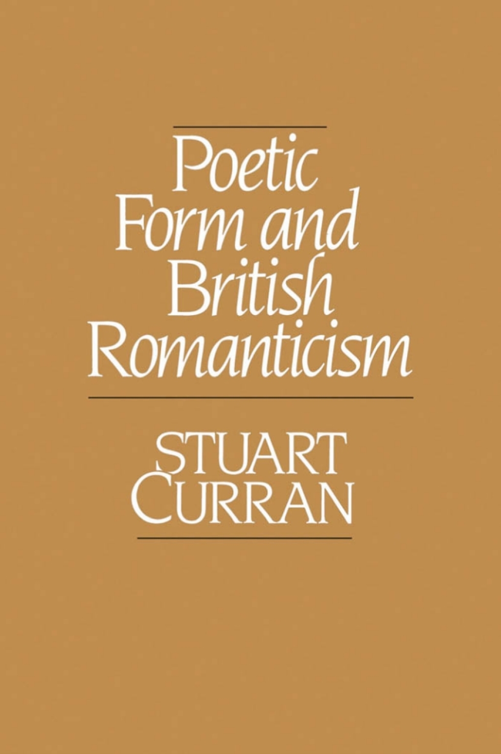 Poetic Form and British Romanticism  â€“ PDF/EPUB Version Downloadable