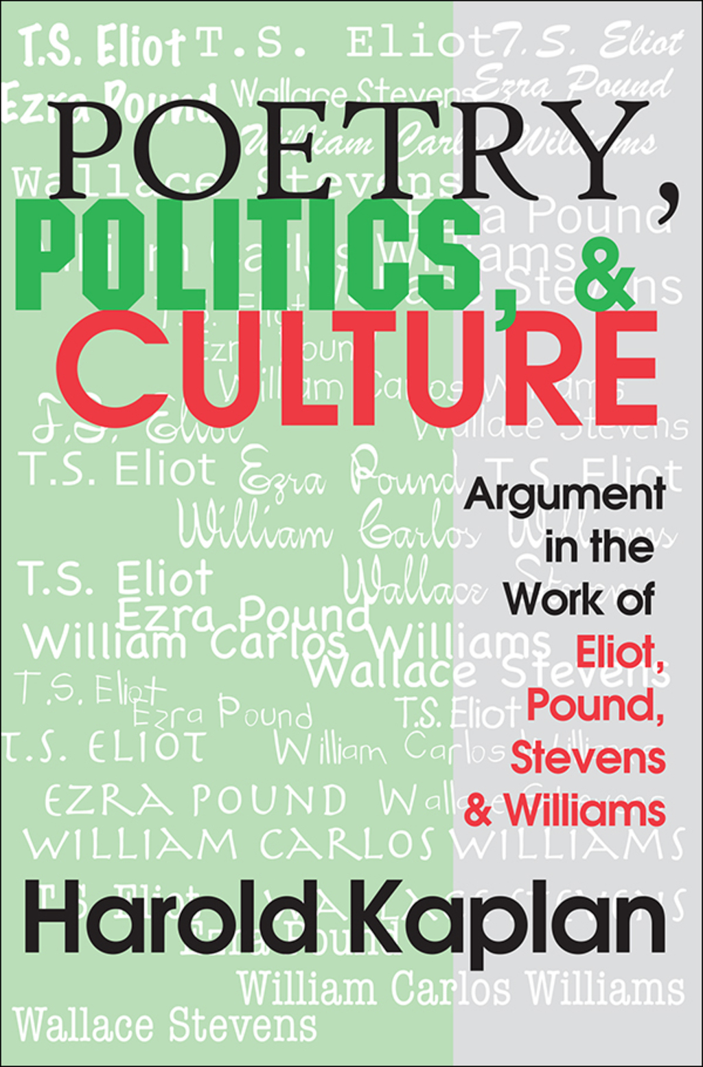 Poetry, Politics, and Culture Argument in the Work of Eliot, Pound, Stevens, and Williams 1st Edition â€“ PDF/EPUB Version Downloadable