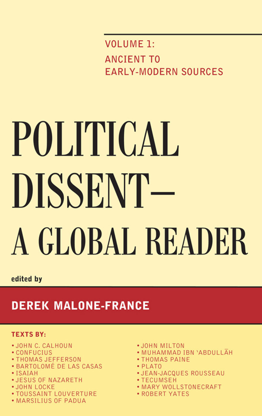 Political Dissent: A Global Reader Ancient to Early-Modern Sources 1st Edition â€“ PDF/EPUB Version Downloadable