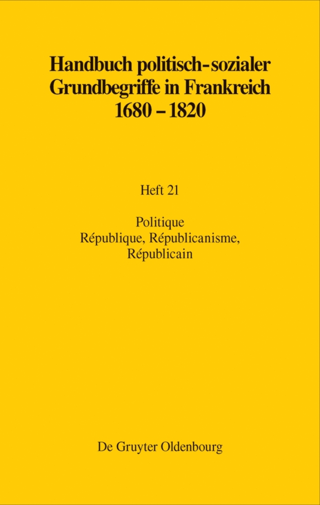 Politique. RÃ©publique, RÃ©publicanisme, RÃ©publicain 1st Edition â€“ PDF/EPUB Version Downloadable