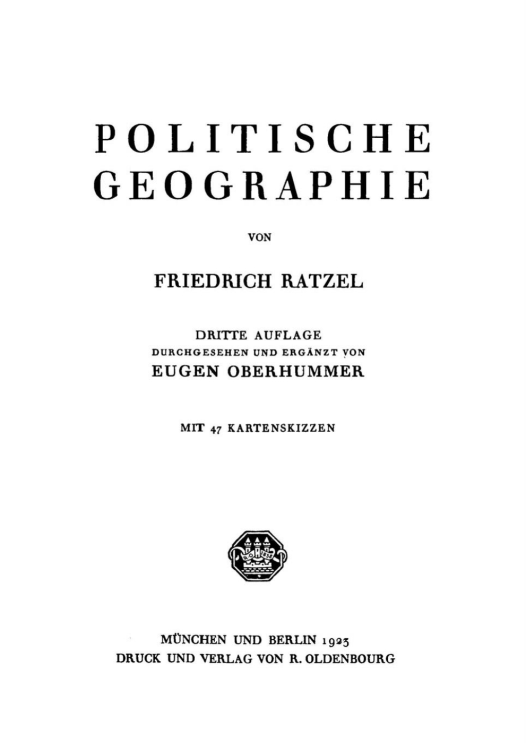 Politische Geographie 3rd Edition â€“ PDF/EPUB Version Downloadable