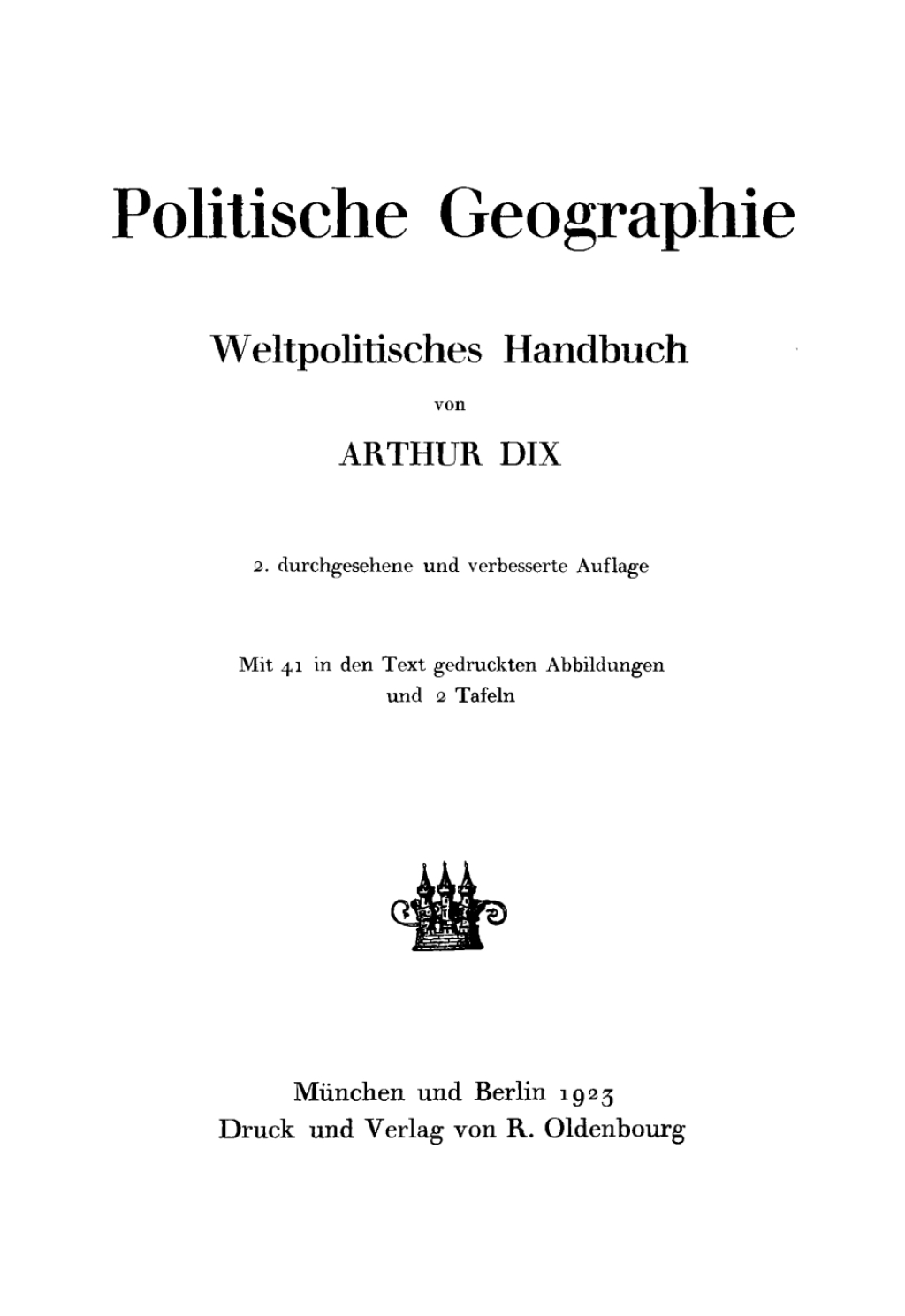 Politische Geographie Weltpolitisches Handbuch 2nd Edition â€“ PDF/EPUB Version Downloadable