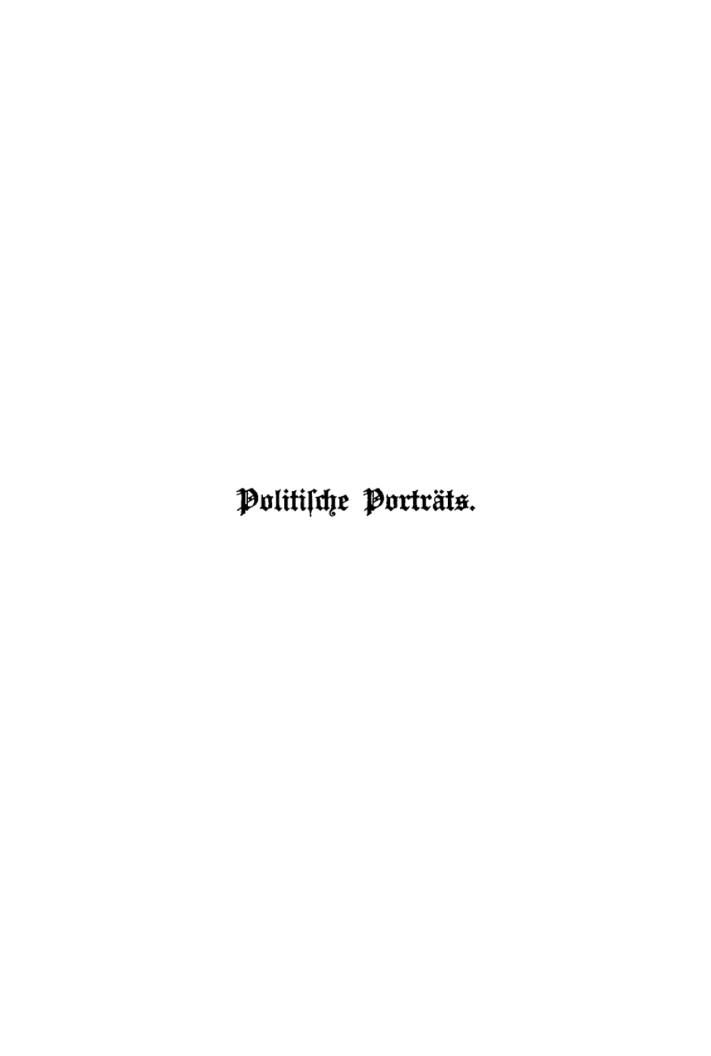 Politische PortrÃ¤ts 1st Edition â€“ PDF/EPUB Version Downloadable