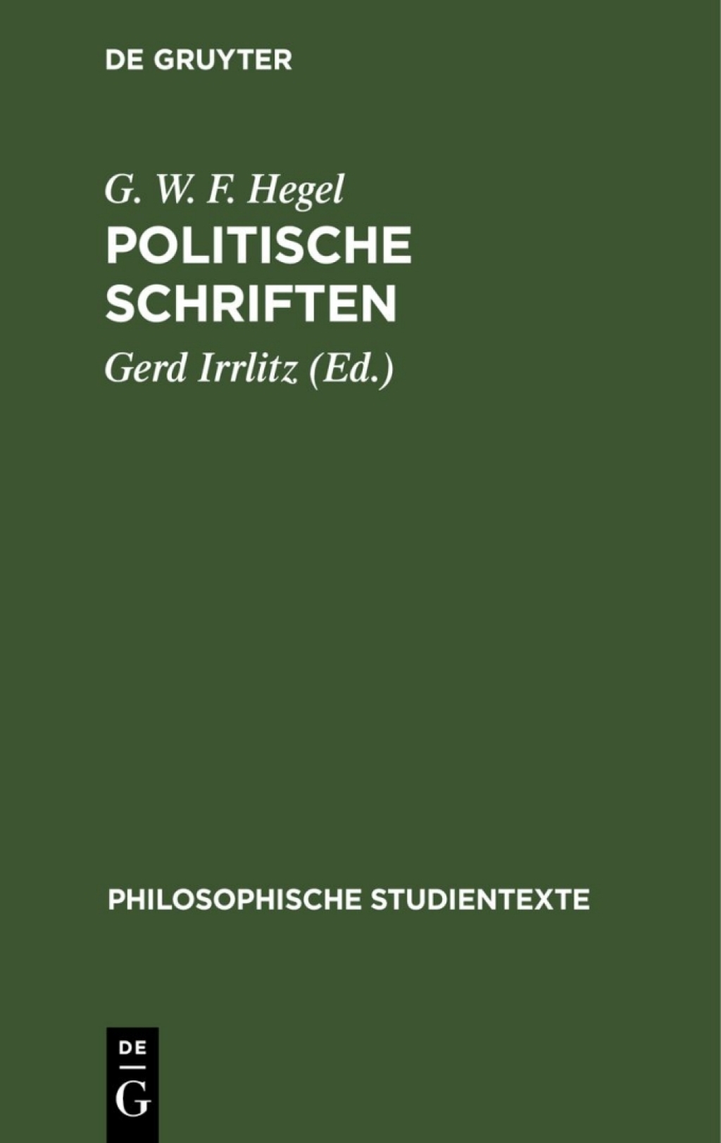 Politische Schriften 1st Edition â€“ PDF/EPUB Version Downloadable