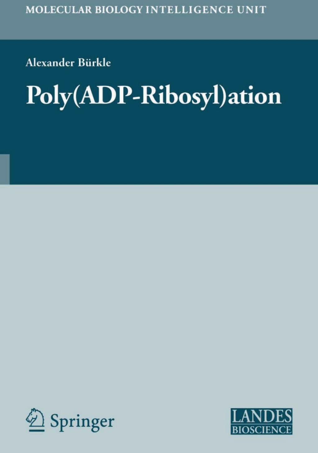 Poly(ADP-Ribosyl)ation  â€“ PDF/EPUB Version Downloadable