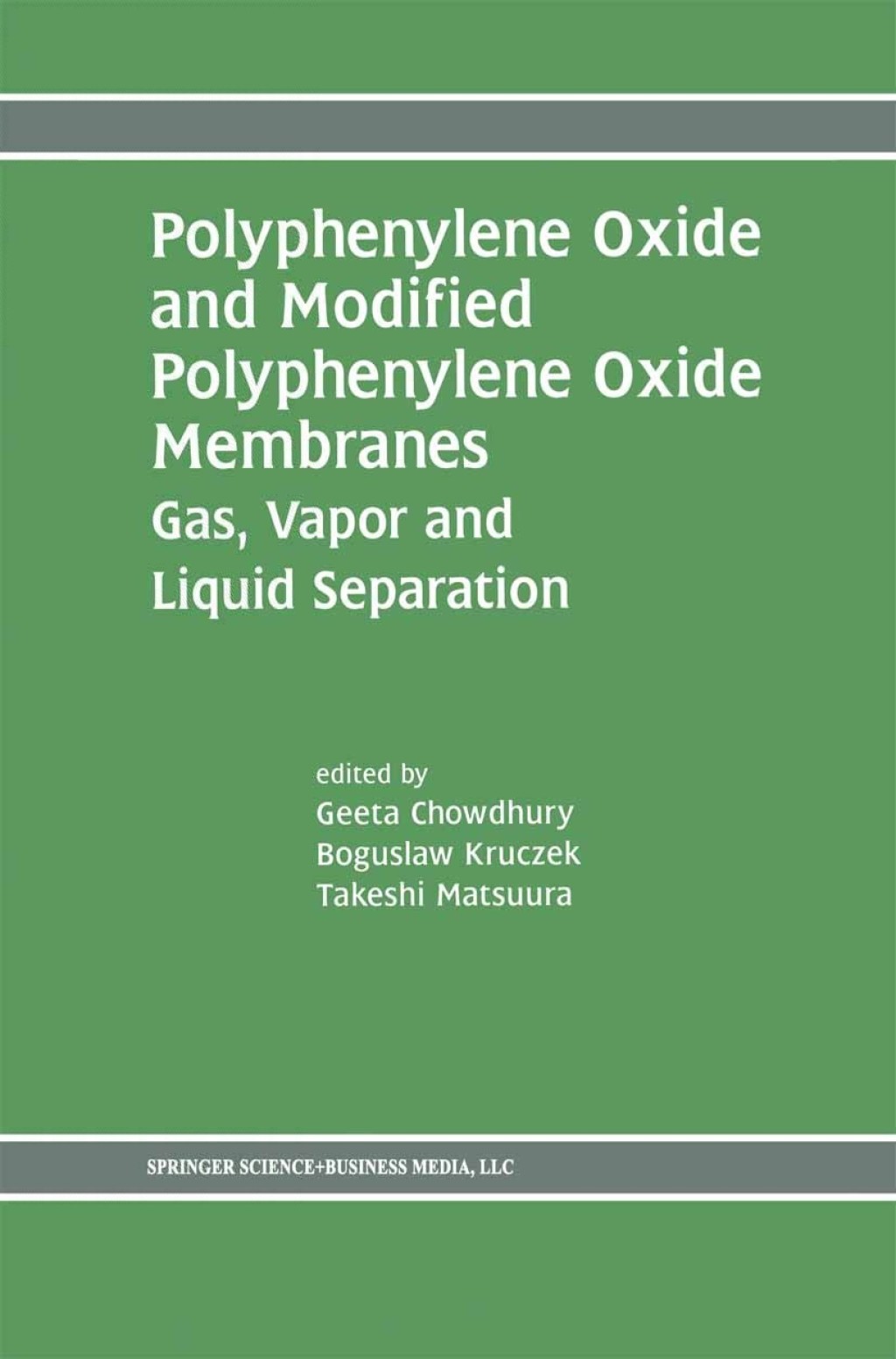 Polyphenylene Oxide and Modified Polyphenylene Oxide Membranes Gas, Vapor and Liquid Separation 1st Edition â€“ PDF/EPUB Version Downloadable
