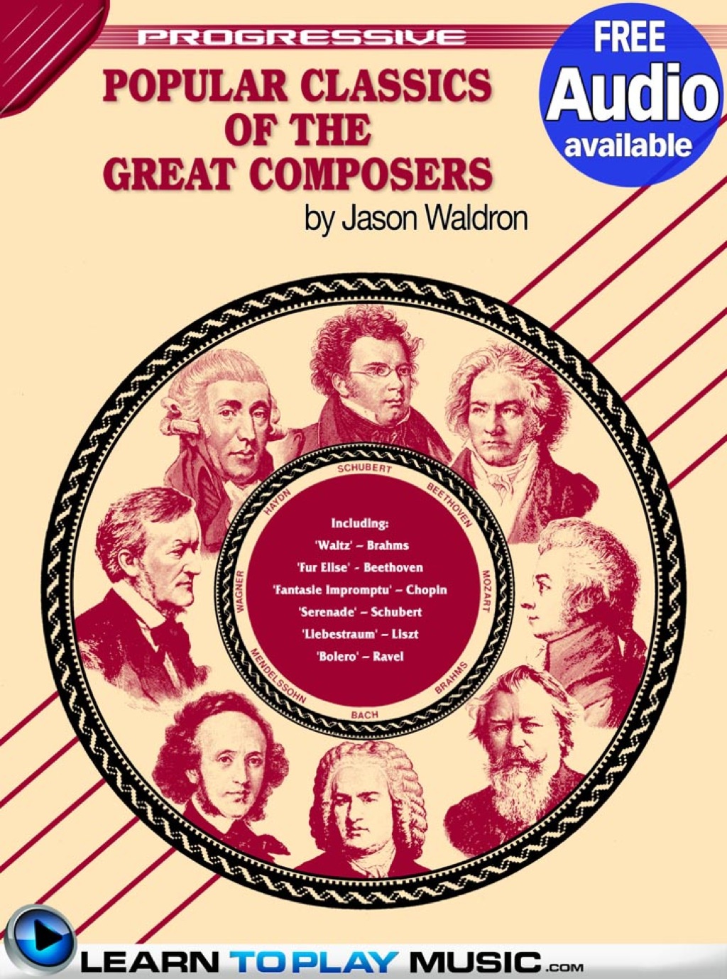 Popular Classics for Classical Guitar Volume 1 Teach Yourself How to Play Classical Guitar Sheet Music (Free Audio Available) 2nd Edition - (PDF/EPUB Version)