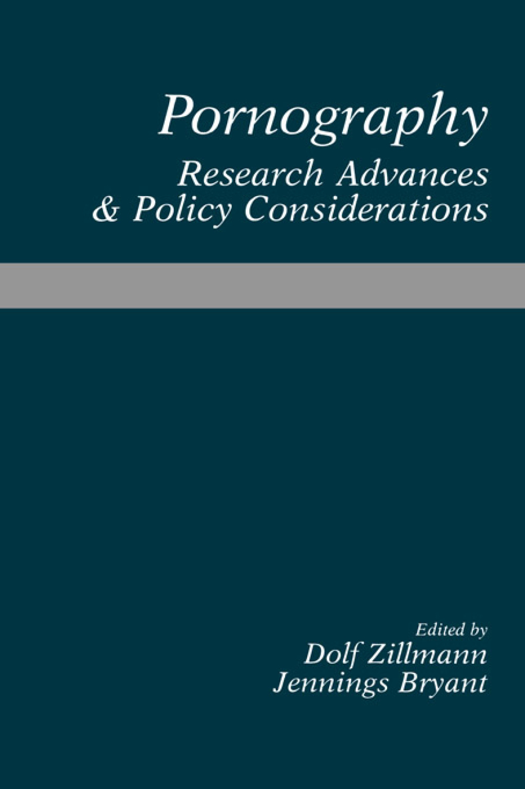 Pornography Research Advances and Policy Considerations 1st Edition â€“ PDF/EPUB Version Downloadable
