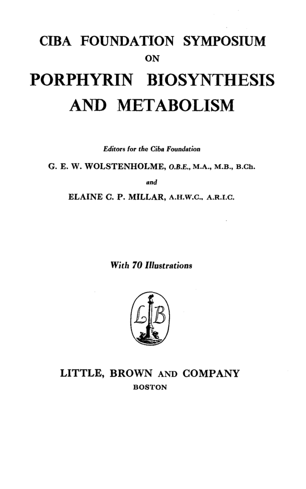 Porphyrin Biosynthesis and Metabolism 1st Edition â€“ PDF/EPUB Version Downloadable