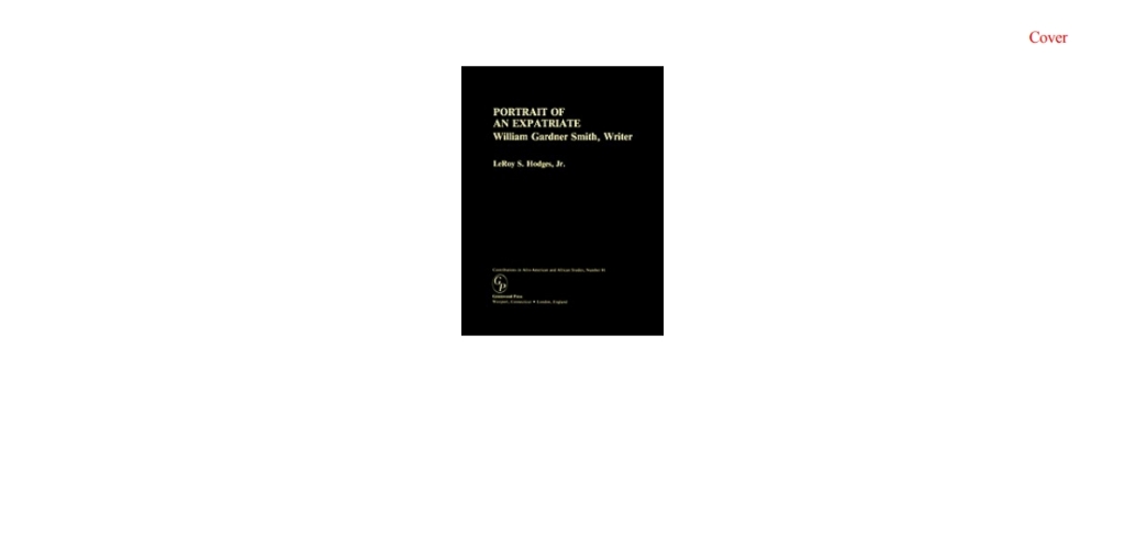 Portrait of an Expatriate William Gardner Smith, Writer 1st Edition â€“ PDF/EPUB Version Downloadable