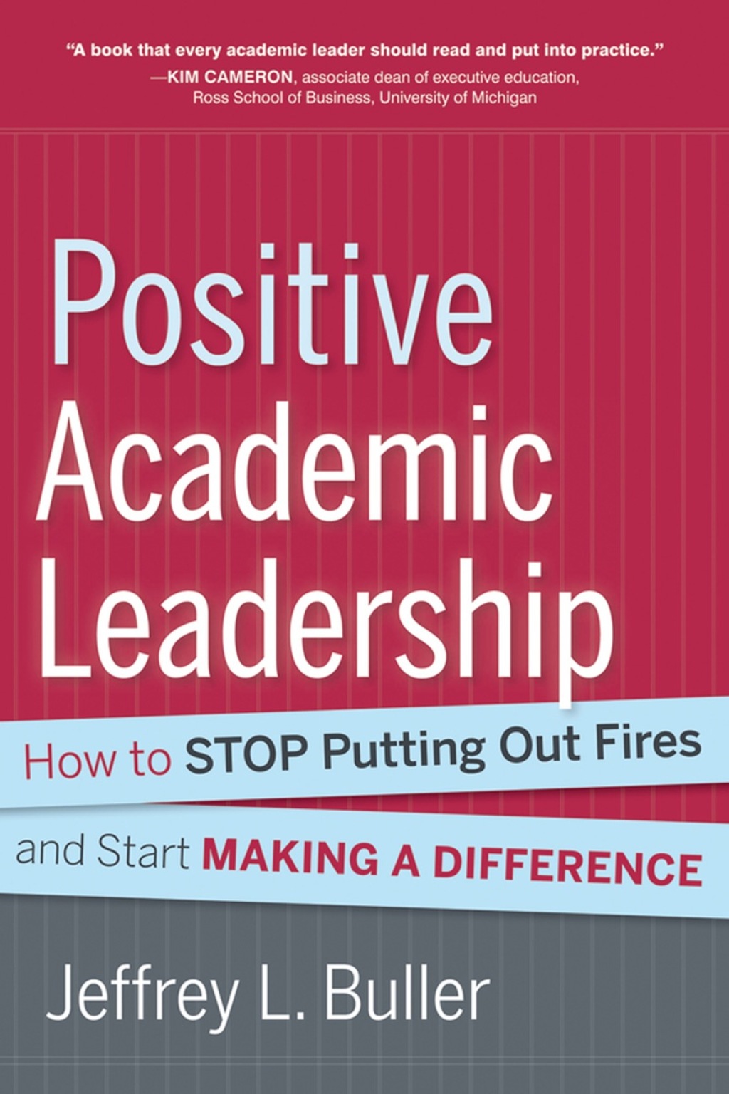 Positive Academic Leadership: How to Stop Putting Out Fires and Start Making a Difference 1st Edition â€“ PDF/EPUB Version Downloadable