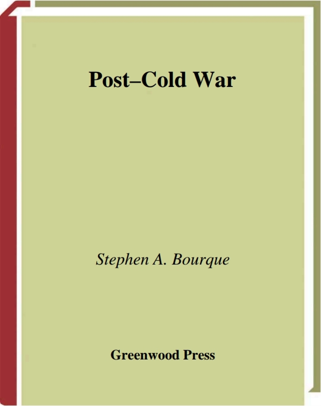 Post-Cold War 1st Edition â€“ PDF/EPUB Version Downloadable