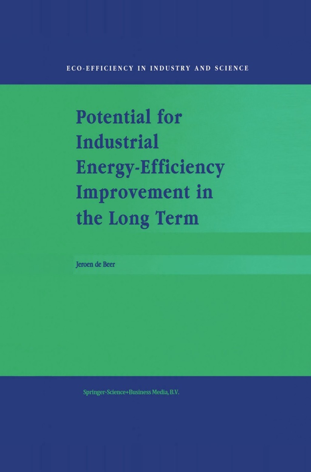 Potential for Industrial Energy-Efficiency Improvement in the Long Term  â€“ PDF/EPUB Version Downloadable