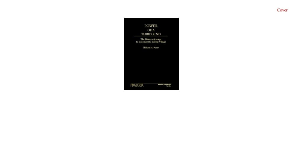 Power of a Third Kind The Western Attempt to Colonize the Global Village 1st Edition â€“ PDF/EPUB Version Downloadable