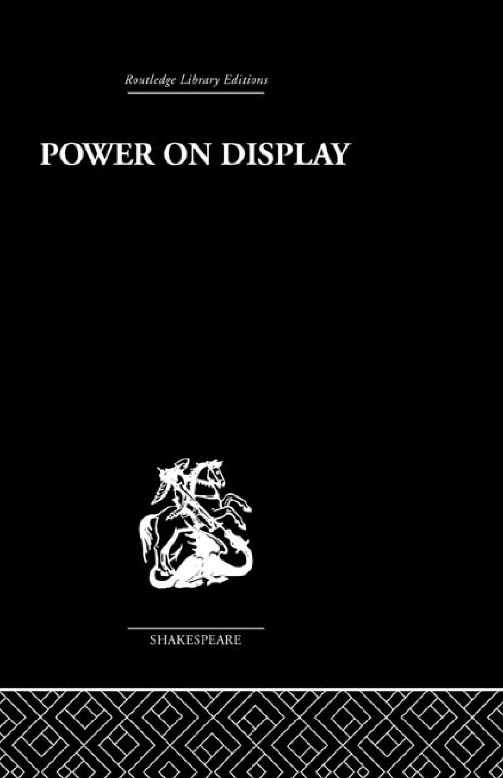 Power on Display The Politics of Shakespeare's Genres 1st Edition â€“ PDF/EPUB Version Downloadable