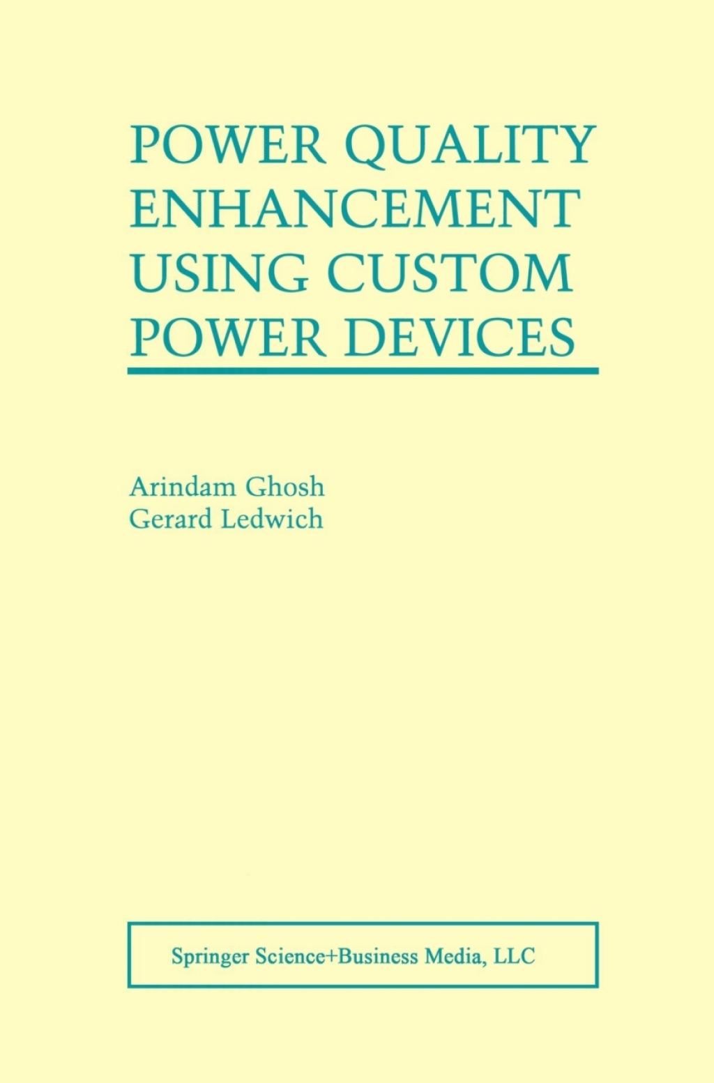 Power Quality Enhancement Using Custom Power Devices  â€“ PDF/EPUB Version Downloadable