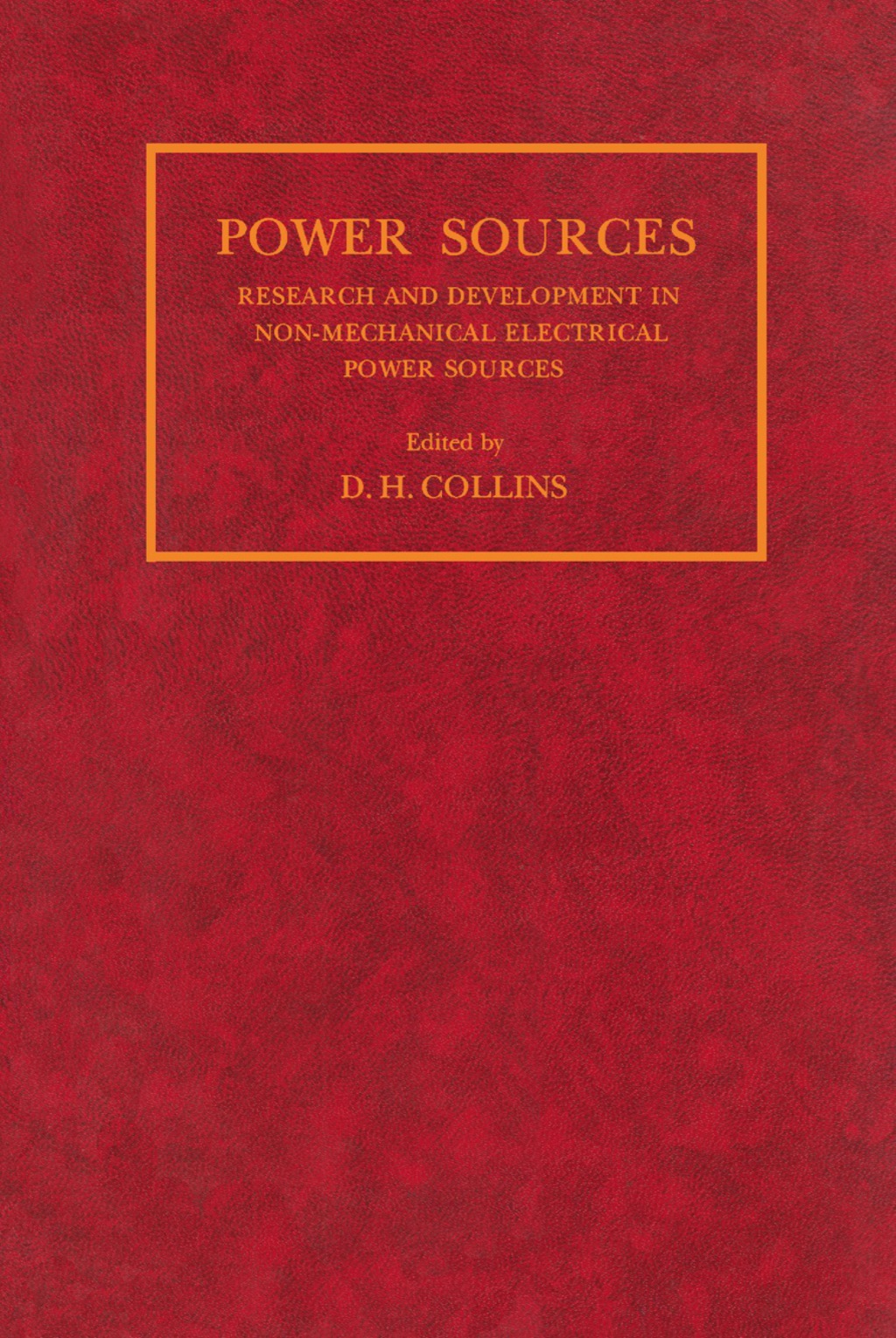 Power Sources Research and Development in Non-Mechanical Electrical Power Sources  â€“ PDF/EPUB Version Downloadable