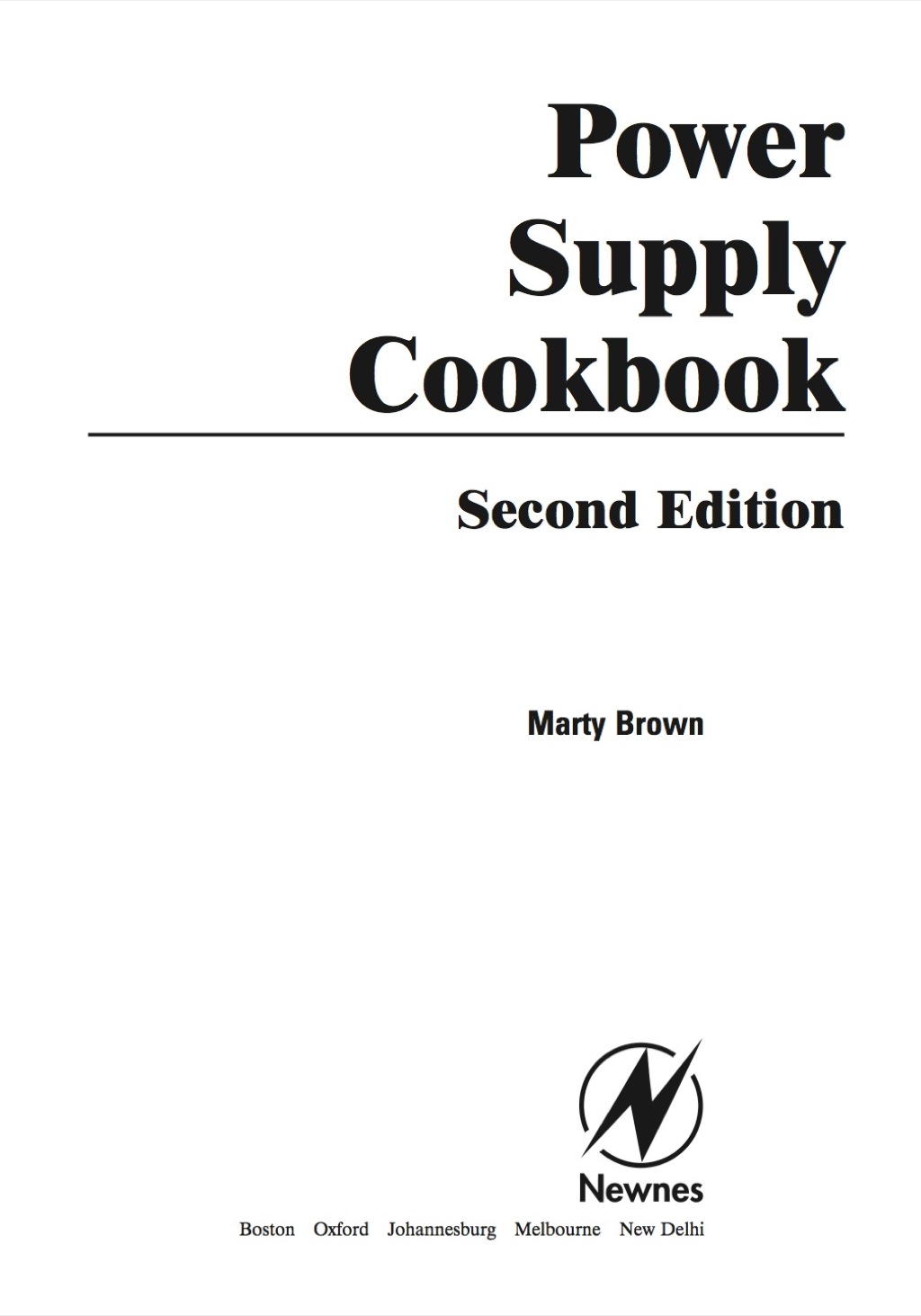 Power Supply Cookbook 2nd Edition â€“ PDF/EPUB Version Downloadable