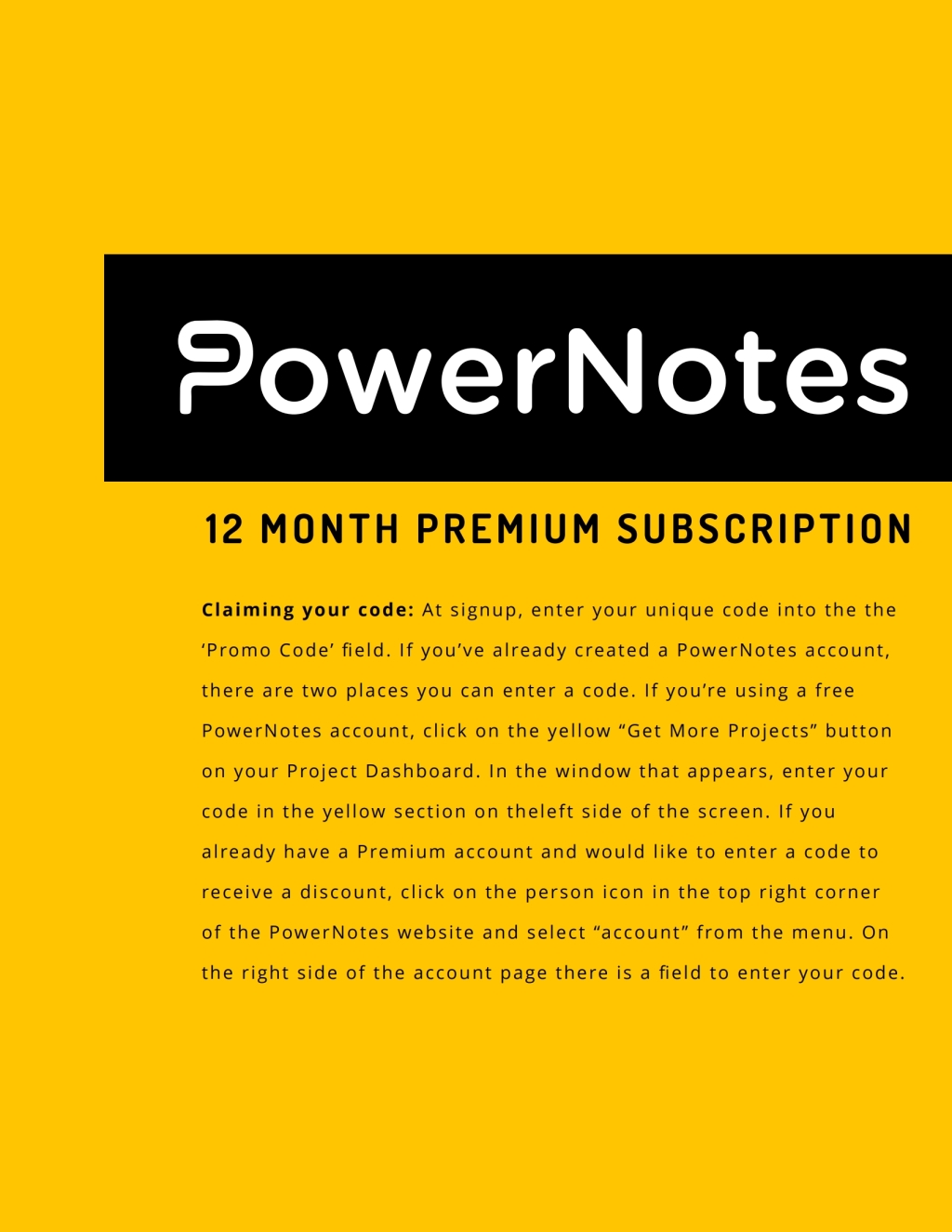 PowerNotes 12-month Access Code 1st Edition â€“ PDF/EPUB Version Downloadable