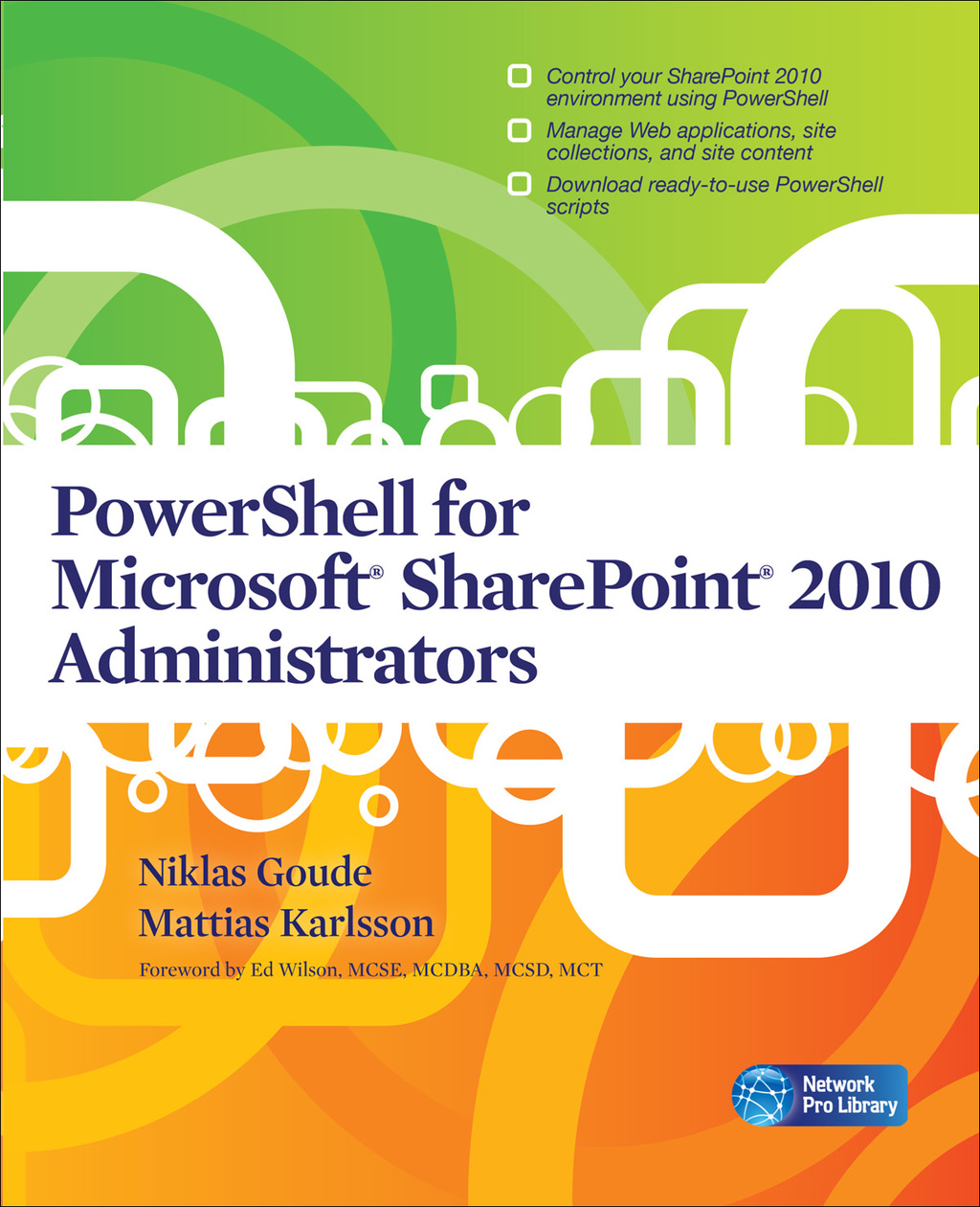 PowerShell for Microsoft SharePoint 2010 Administrators 1st Edition â€“ PDF/EPUB Version Downloadable