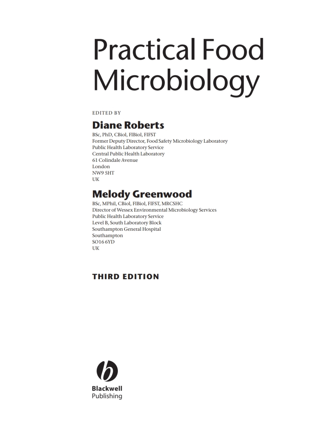 Practical Food Microbiology 3rd Edition â€“ PDF/EPUB Version Downloadable