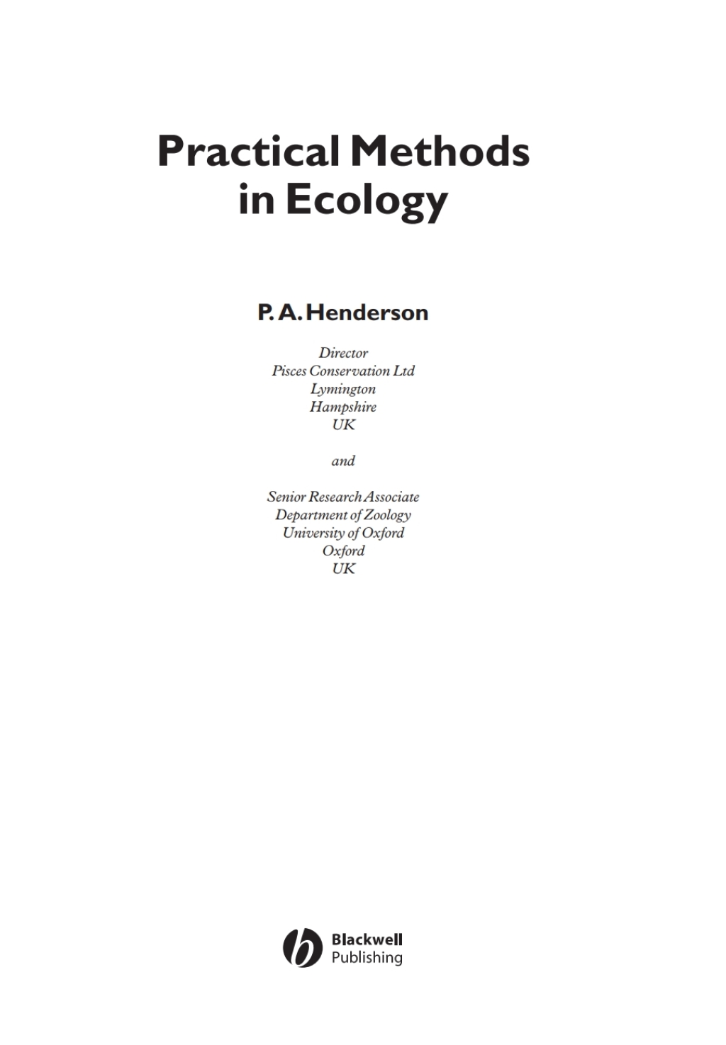 Practical Methods in Ecology 1st Edition â€“ PDF/EPUB Version Downloadable
