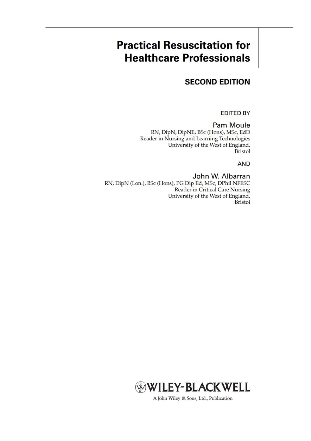 Practical Resuscitation for Healthcare Professionals 2nd Edition â€“ PDF/EPUB Version Downloadable