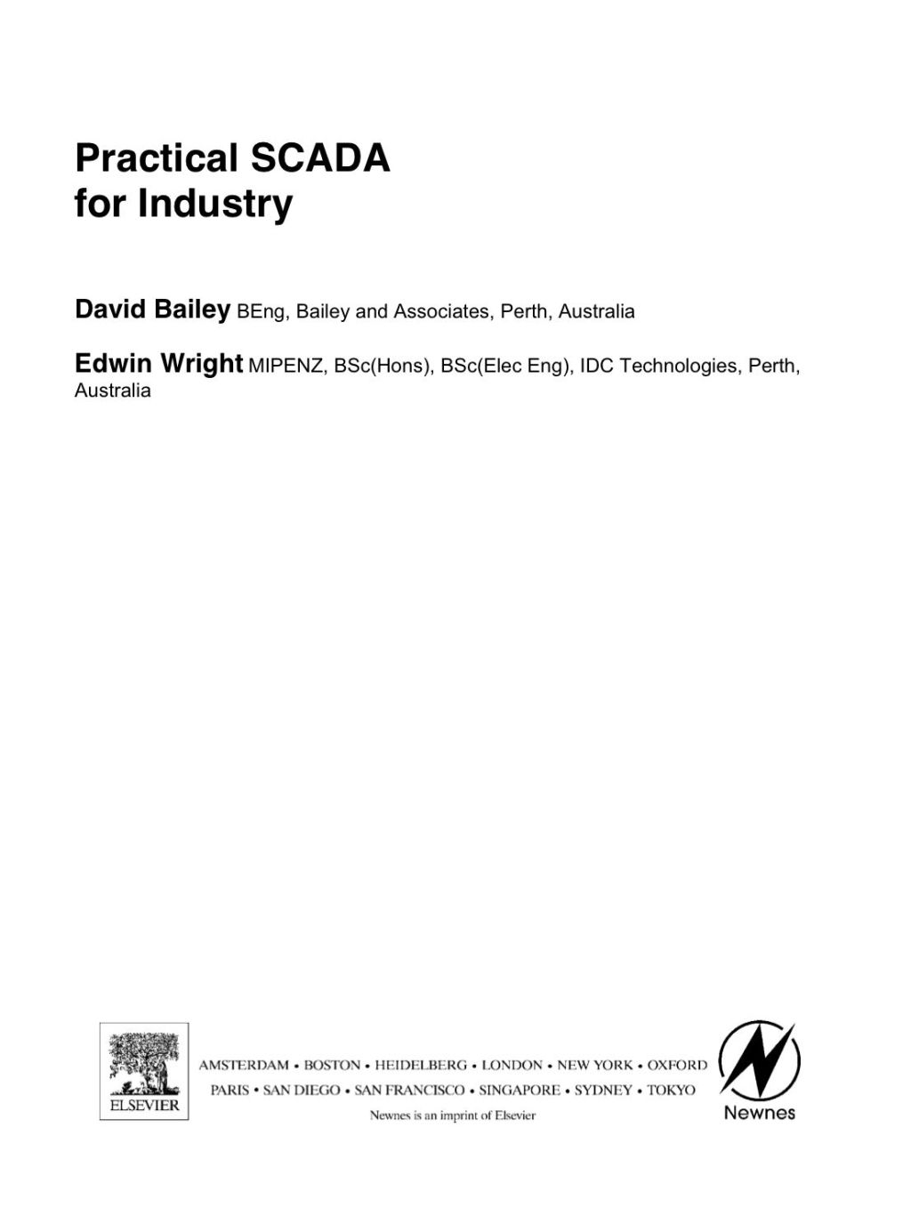 Practical SCADA for Industry  â€“ PDF/EPUB Version Downloadable