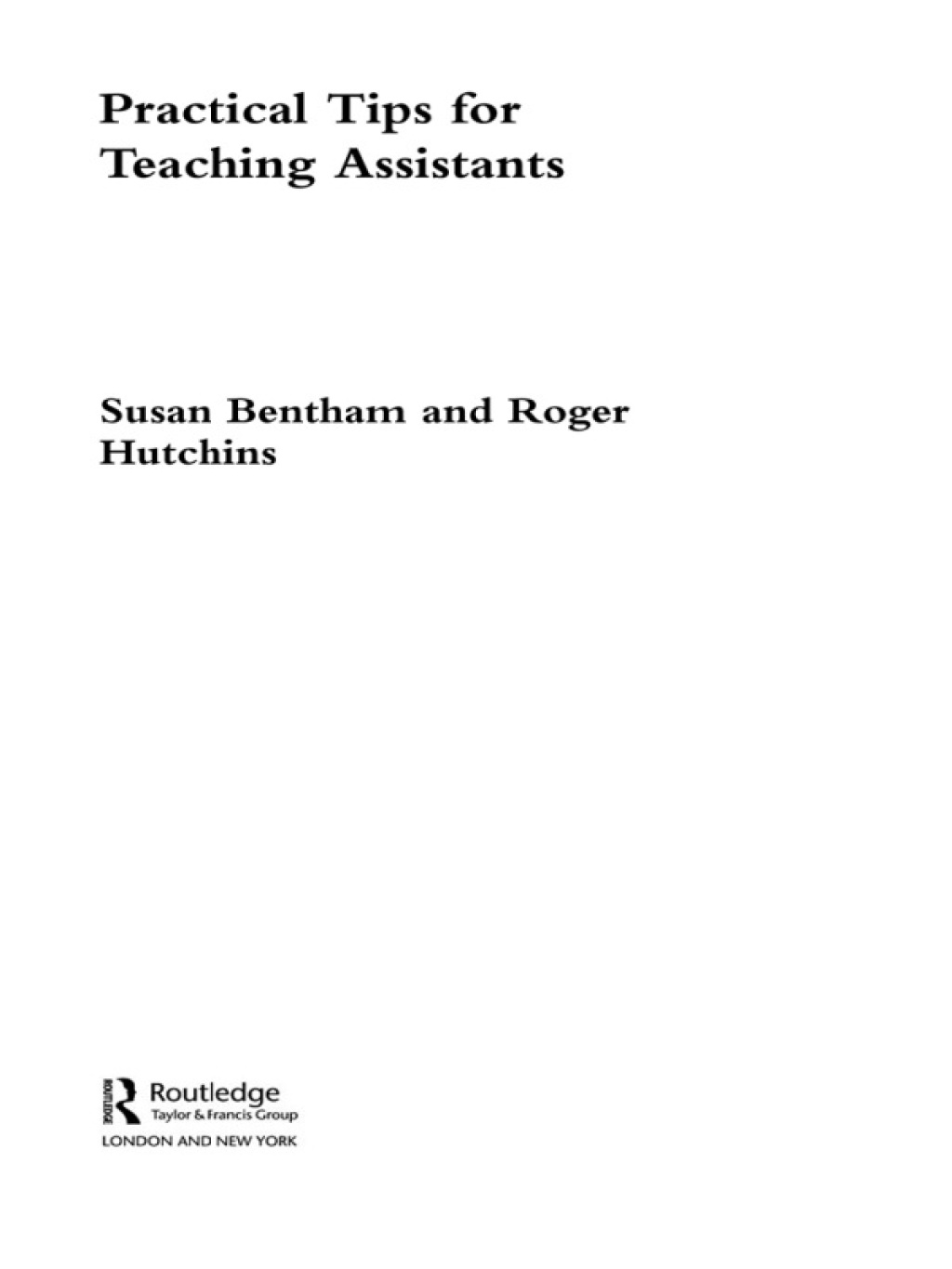 Practical Tips for Teaching Assistants 1st Edition â€“ PDF/EPUB Version Downloadable