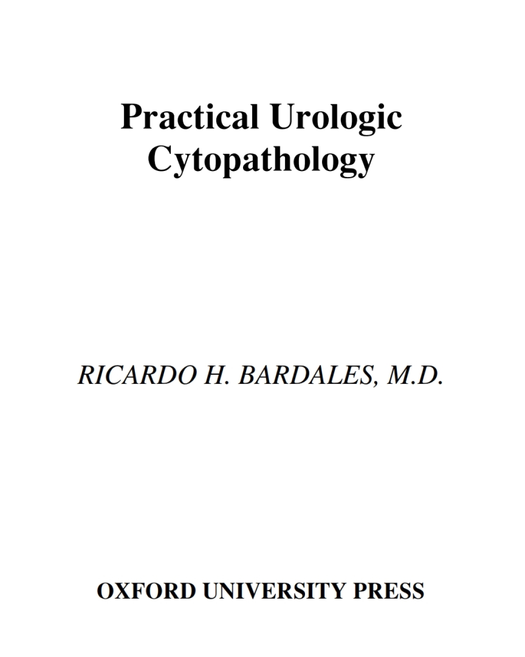 Practical Urologic Cytopathology  â€“ PDF/EPUB Version Downloadable