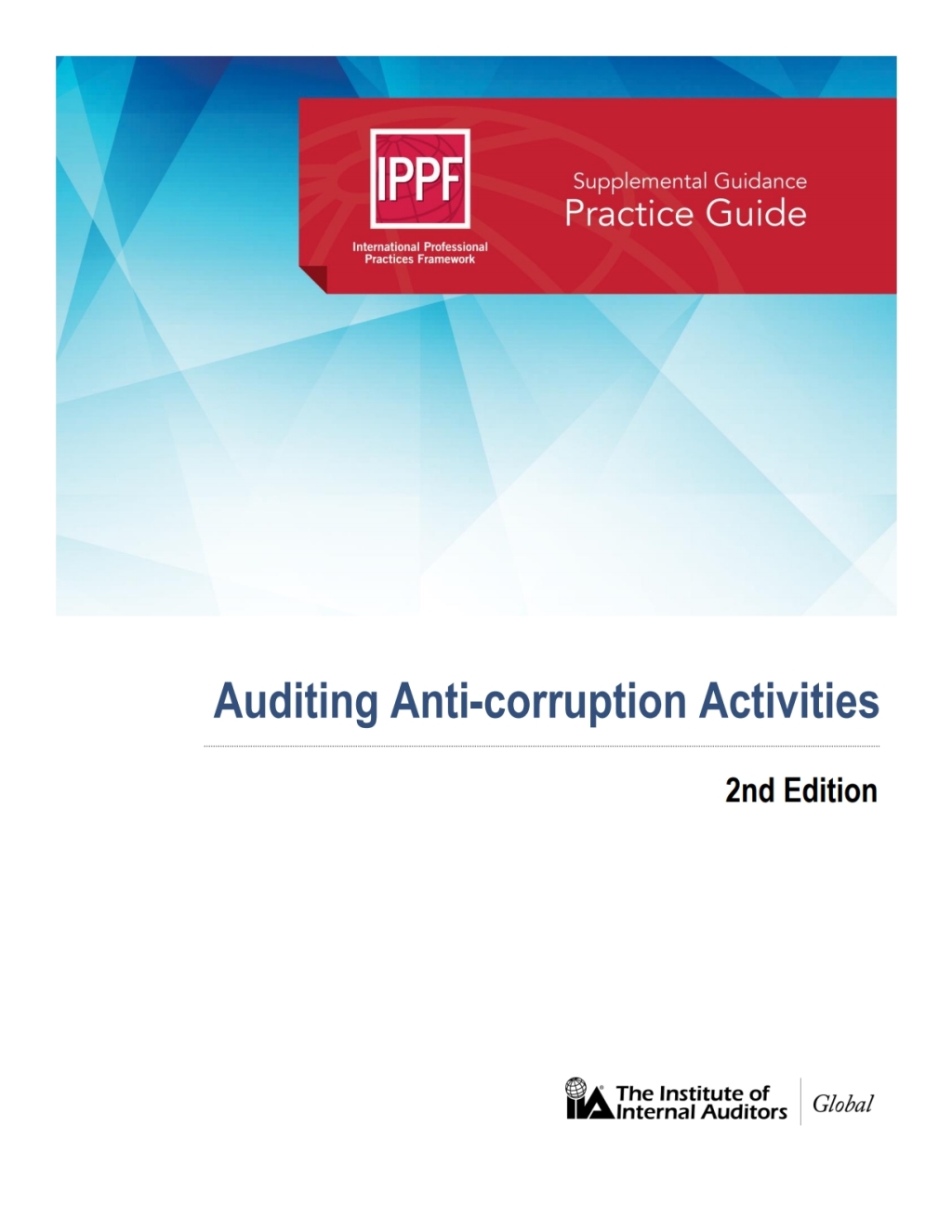 Practice Guide: Auditing Anti-corruption Activities  â€“ PDF/EPUB Version Downloadable