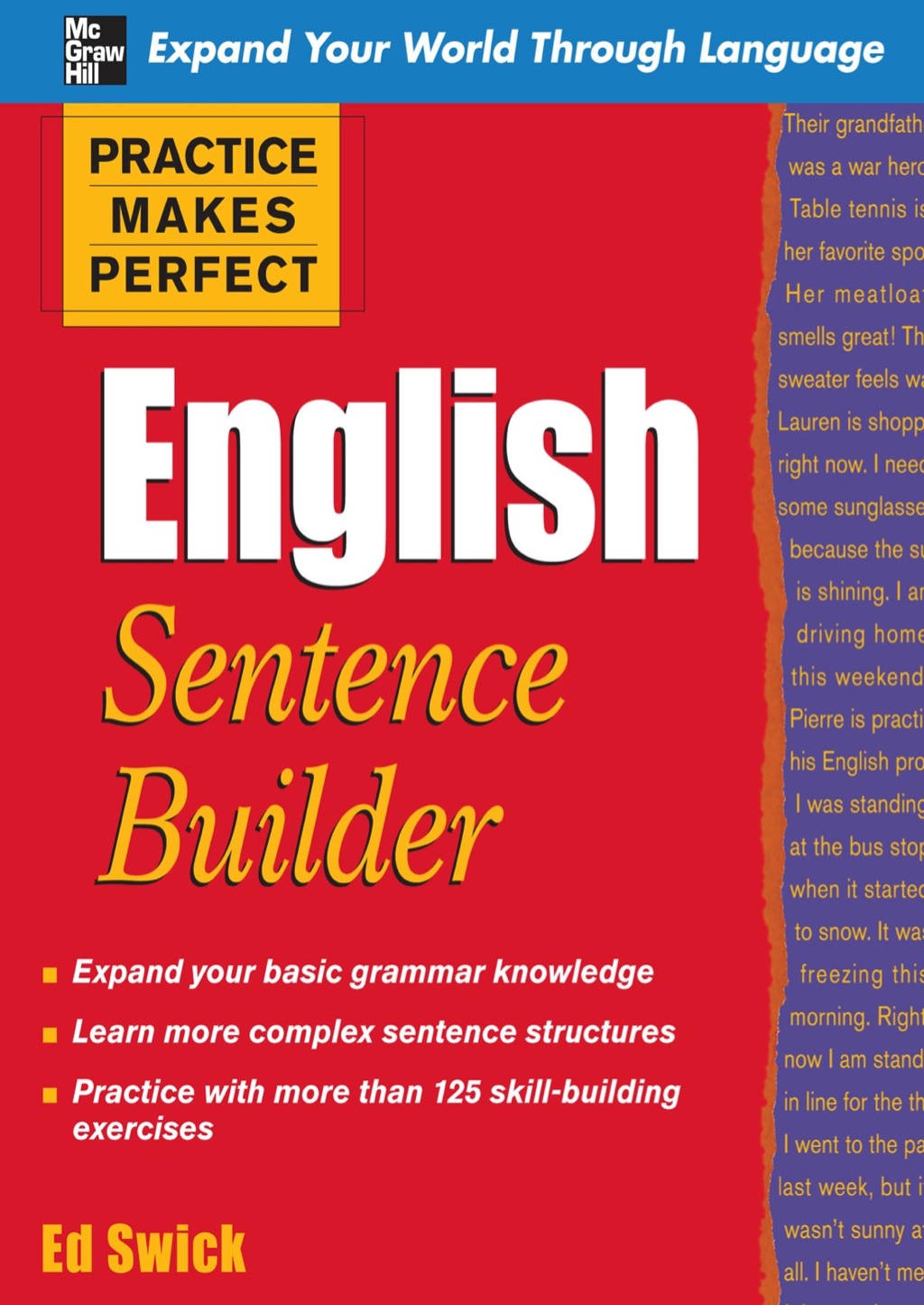 Practice Makes Perfect English Sentence Builder 1st Edition - (PDF/EPUB Version)