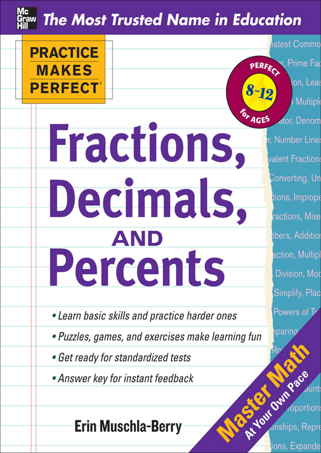 Practice Makes Perfect Fractions, Decimals, and Percents 1st Edition - (PDF/EPUB Version)